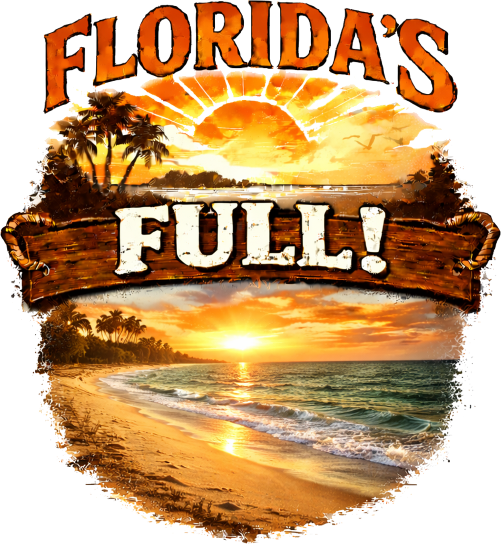 Florida's Full beach scene