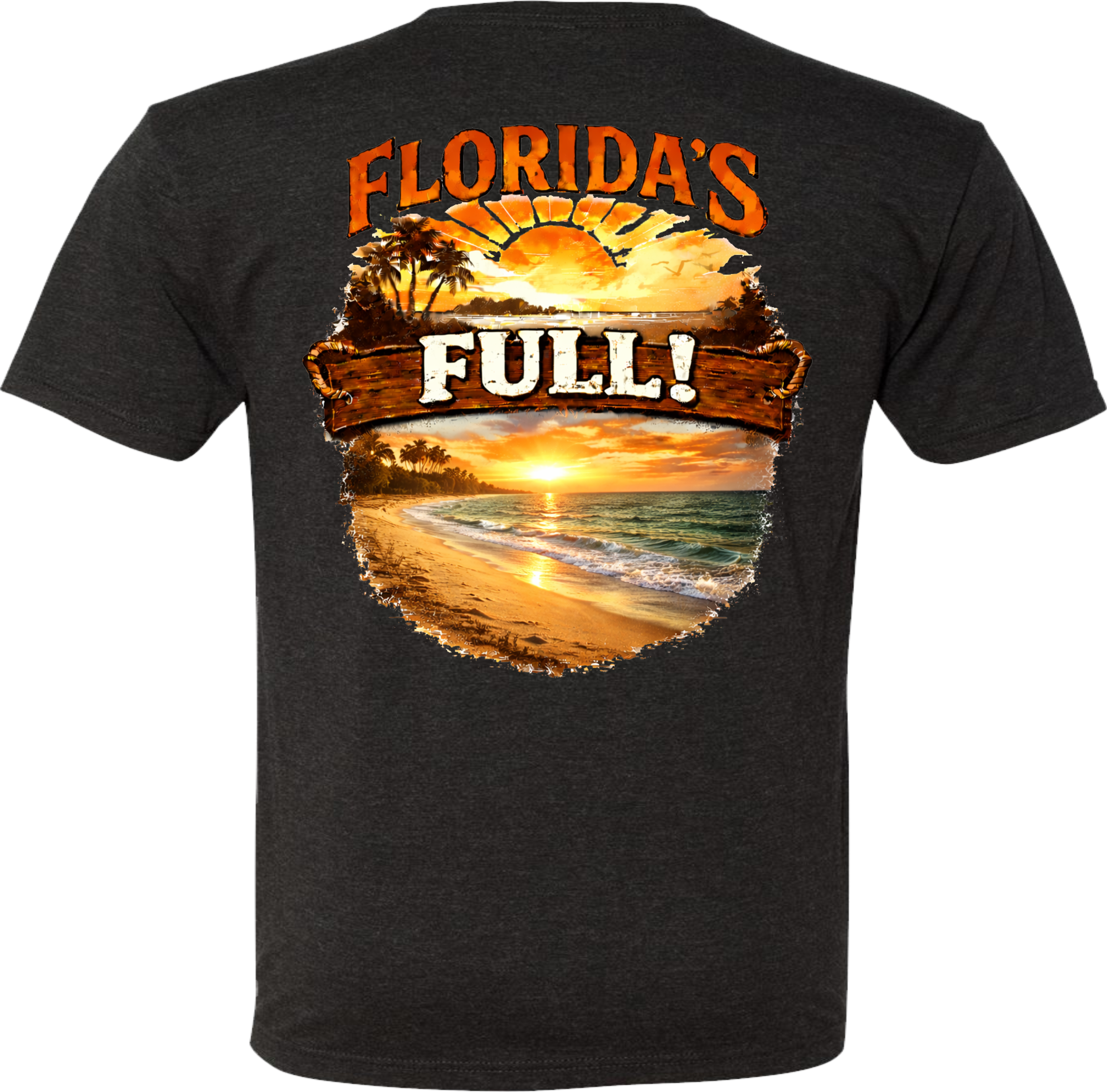 Florida's Full beach scene